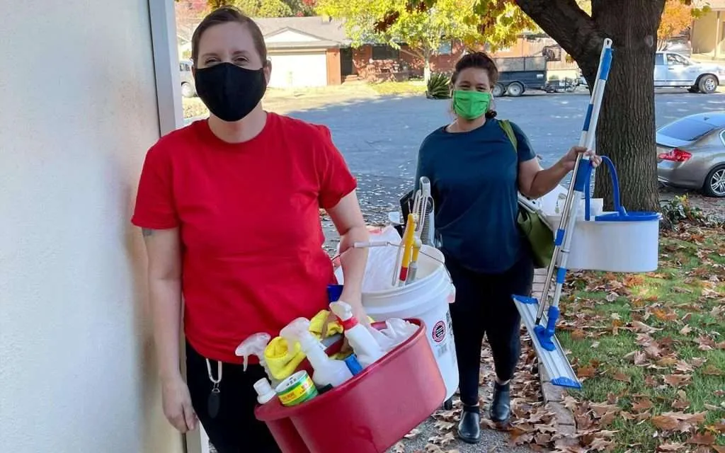 Brandon and Charity, founders of Reliable Housekeeping